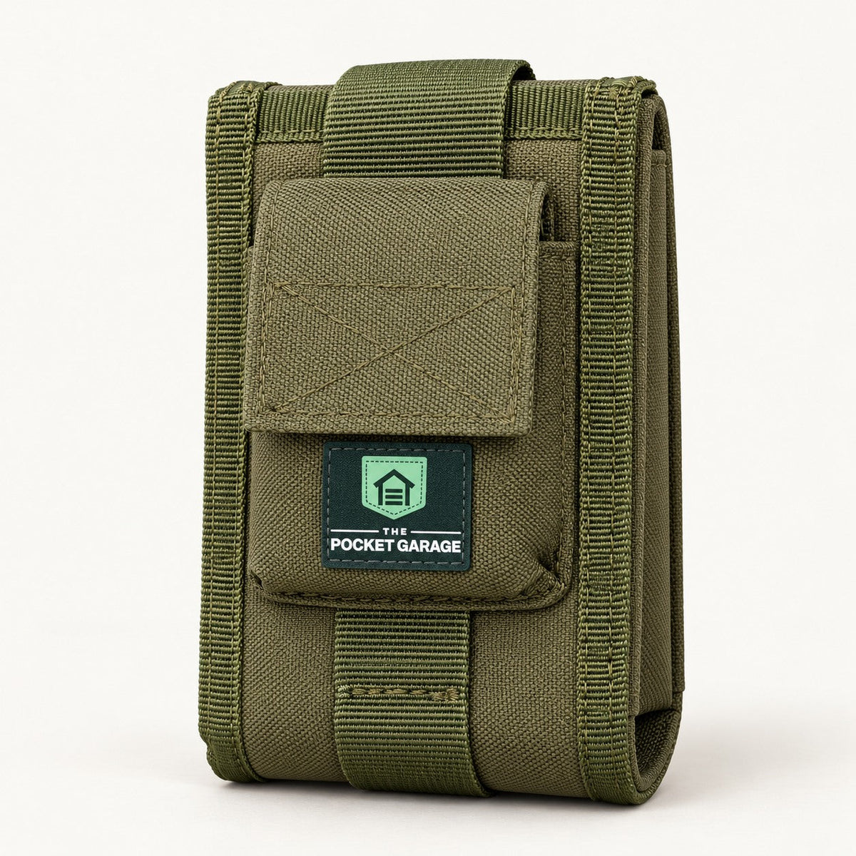 PocketAir 150 Carry Case with The Pocket Garage branding on a warm off-white background.