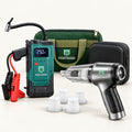 The Roadside Rescue Kit with The Pocket Garage branding on a warm off-white background.